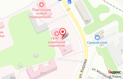 Родильный дом, Донская городская больница №1 на карте