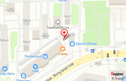 BetСity на бульваре Энтузиастов на карте
