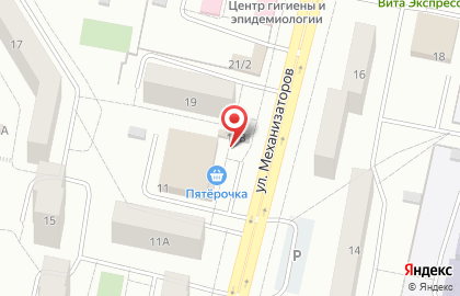 Мясной магазин Привозъ на улице Механизаторов на карте