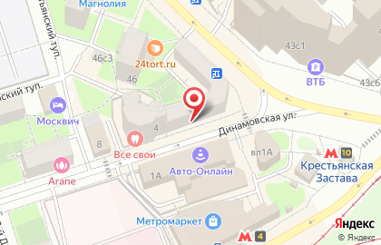 Социальная аптека Столички на метро Пролетарская на карте