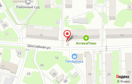 Продовольственный магазин Фермер на Шоссейной улице на карте