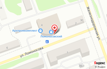 Торговый центр Ломоносовский на карте