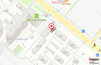 Строительная компания Лидер в Железнодорожном районе на карте