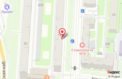 Детский сад №14 на Большеохтинском проспекте на карте