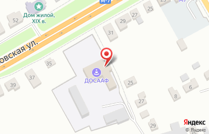 Автошкола ДОСААФ России на Московской улице на карте
