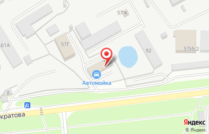 Автомойка на Панкратова на карте