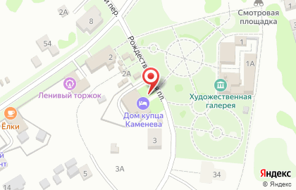 Гостиница в Казани на карте