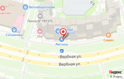 Магазин Метизы в Санкт-Петербурге на карте