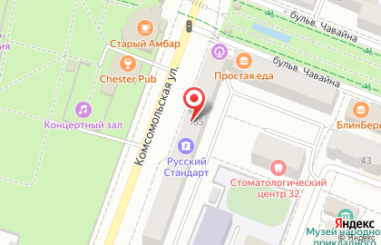МегаФон на Комсомольской на карте