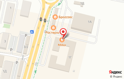 Магазин овощей и фруктов на Каштановой улице на карте