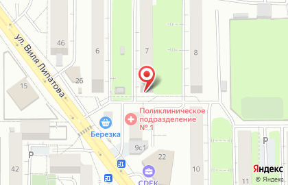 Продуктовый магазин Конфетти в Северном микрорайоне на карте