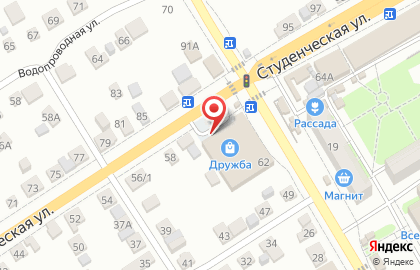 Магазин разливного пива Кега на Студенческой улице на карте