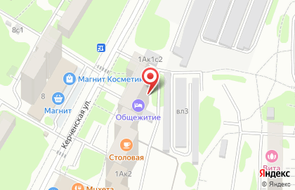 Общежитие, МФТИ в Зюзино на карте