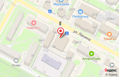 Карат на улице Ленина, 54 в Бердске на карте