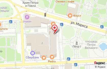 ЗАО Сбербанк Лизинг на площади Петра Великого на карте