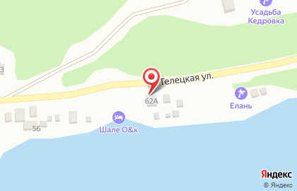 База отдыха в Горно-Алтайске на карте