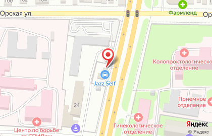 Автомойка самообслуживания в Центральном районе на карте