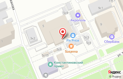 Универсальный магазин Fix Price на улице Терехина А. на карте