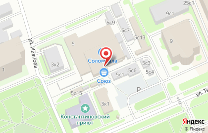 Магазин низких цен Союз на улице Терехина А. на карте