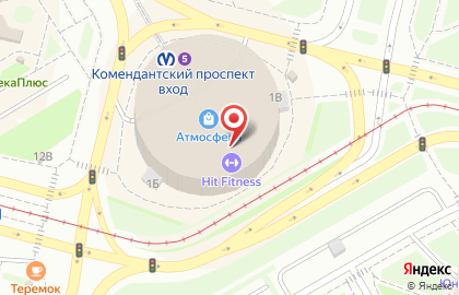 Ресторан быстрого питания KFC на Комендантской площади на карте
