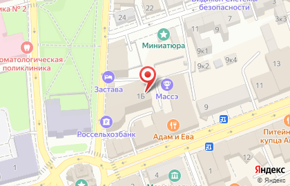 Лизинговая компания Сбербанк Лизинг на Большой Московской улице на карте