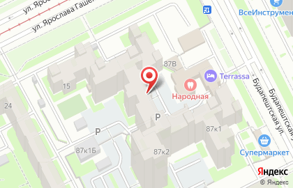 Стройтрест на Будапештской улице на карте