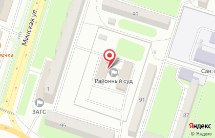 Мировой судья Лыженкова Н.М., Октябрьский район на карте