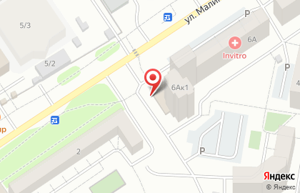 Комфорт-Мастер на улице Малиновского на карте