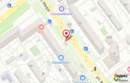 Магазин Лепрекон на улице Мира на карте