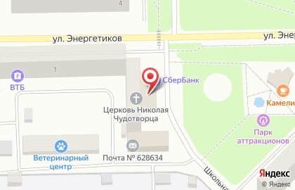 Библиотека Храм в честь Николая Чудотворца на карте