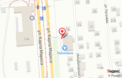 Компания Техноавиа в Инкубаторном переулке на карте