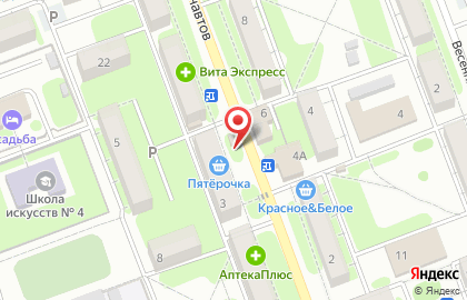 Киоск колбасных изделий Дымок на улице Космонавтов на карте