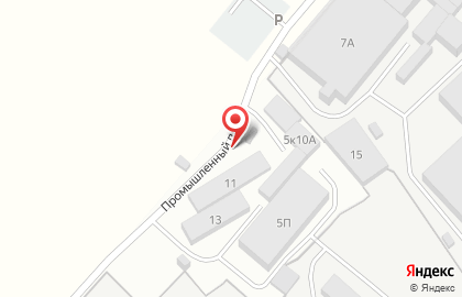 Русич в Промышленном проезде на карте
