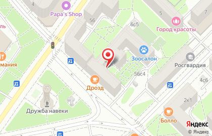 ЗооСалон Грейси на Тишинской площади на карте