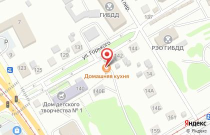 Домашняя кухня на улице Максима Горького на карте