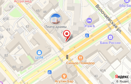 Ювелирный магазин Золотая Русь в Центральном районе на карте
