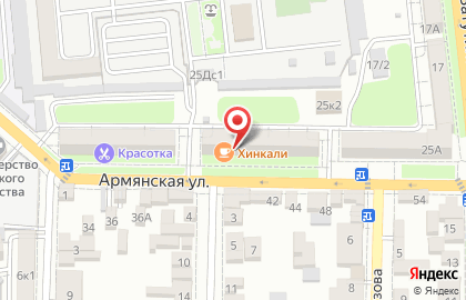 Продуктовый магазин на Армянской улице на карте