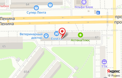 Квартирное бюро, ИП Анисимов А.С. на карте