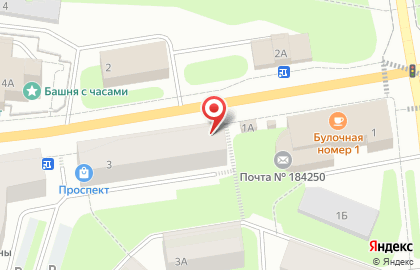 Магазин Рыбный в Мурманске на карте