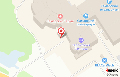 Московский, теннисный корт на карте