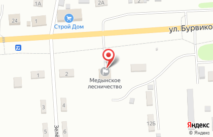 Медынское лесничество на карте