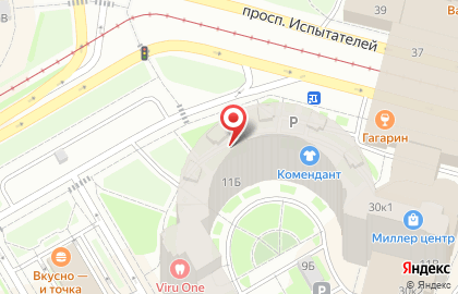 Банкомат ЮниКредит Банк на Комендантском проспекте на карте