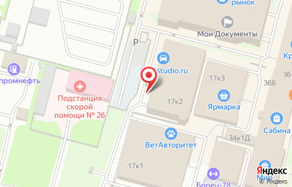 Автостоянка Сабавтосервис на карте