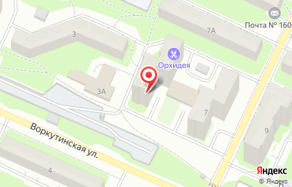 Автошкола Пионер на Воркутинской улице на карте