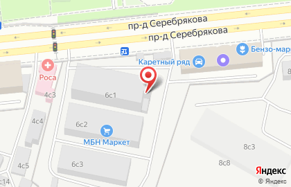 Дезинфекционная служба Дезстанция на проезде Серебрякова на карте