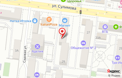 Домашняя мечта на улице Сулимова на карте