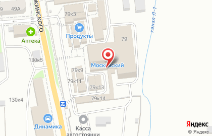 Салон оптики Проочки на улице Дзержинского на карте