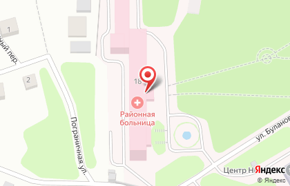 Токсовская межрайонная больница на улице Буланова на карте
