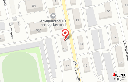 Интернет-провайдер КиржачИНФОРМСЕРВИС на улице Пушкина на карте