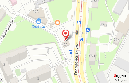 Передвижной салон по чистке подушек Симфония сна на Гвардейской улице на карте